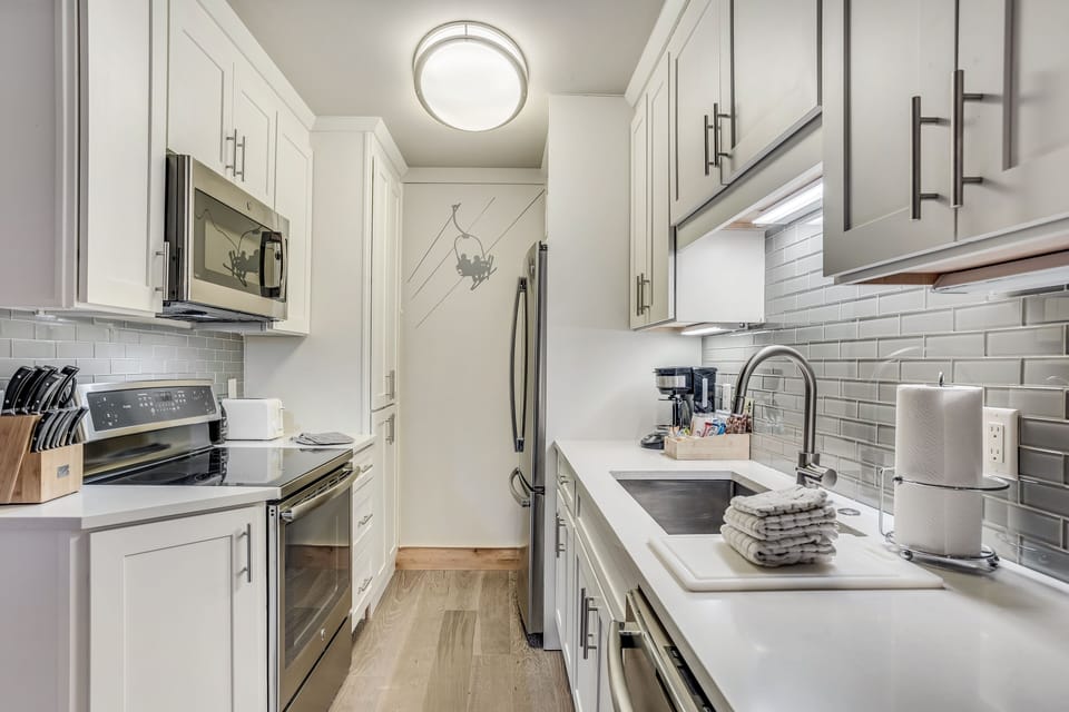 Renovated full kitchen