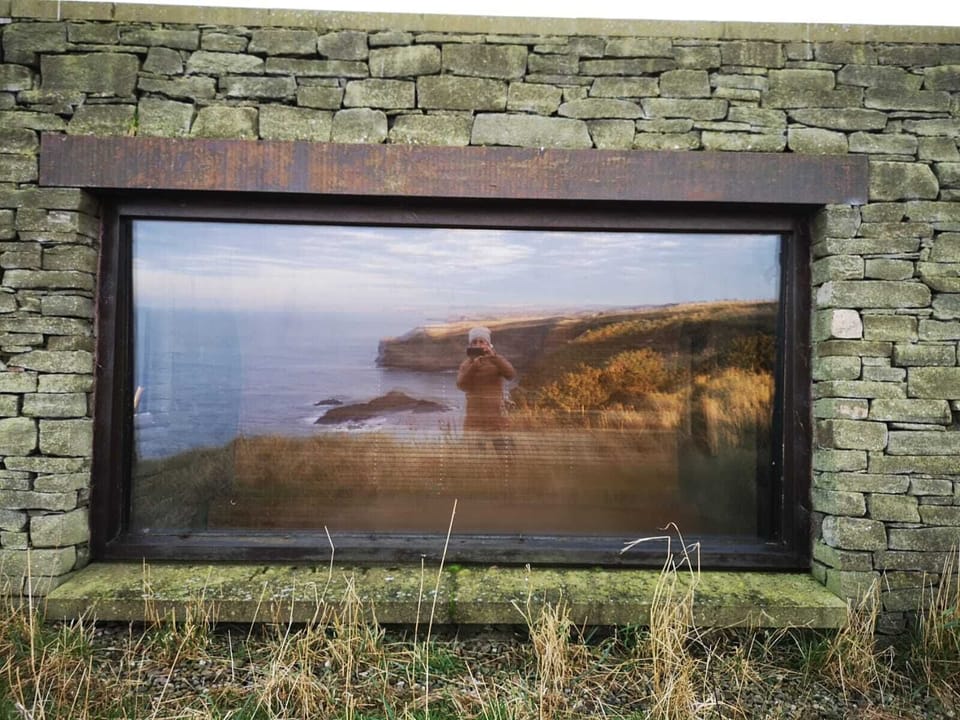 Fowlsheugh viewing shelter - a 15 minute walk