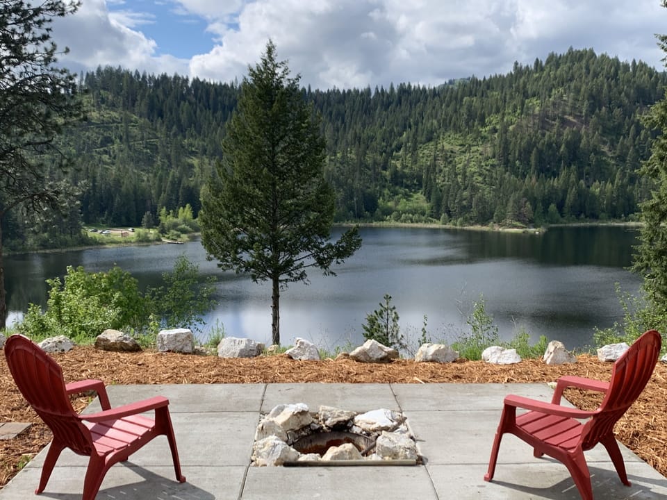 Our campfire views are absolutely EPIC!