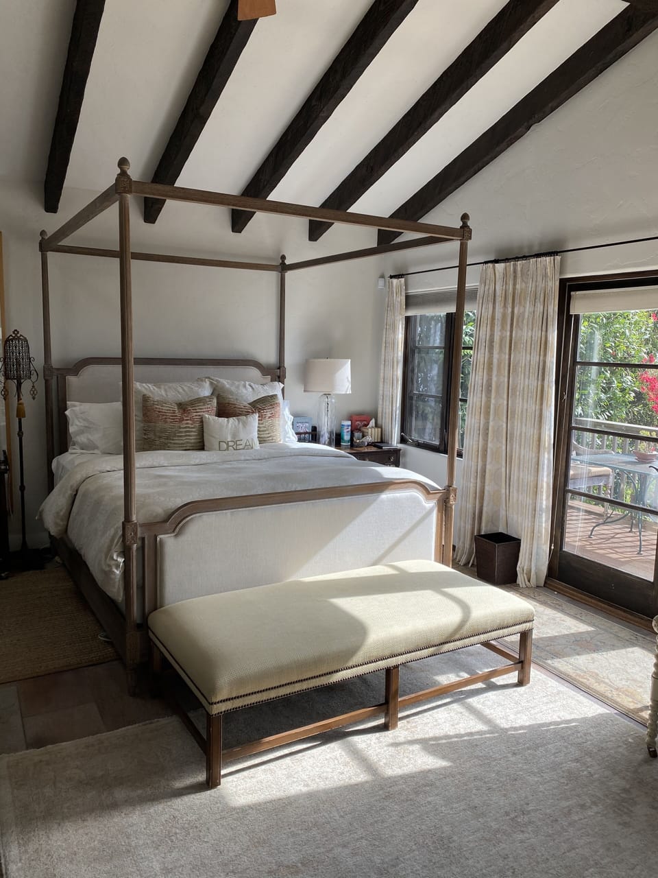 CA King bed with views