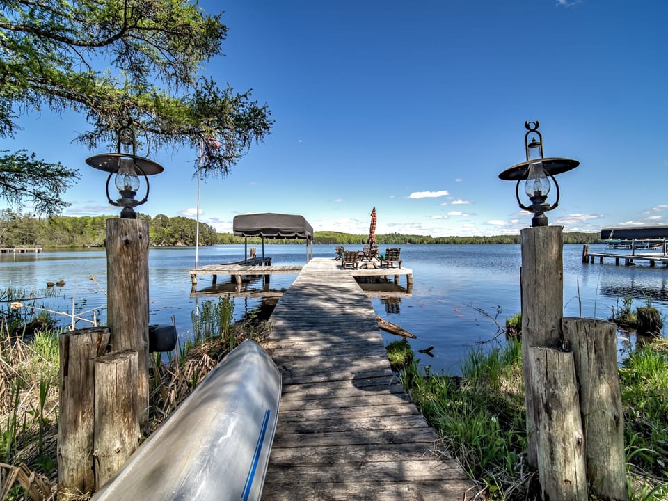 Afternoon on the dock at Camp Edna