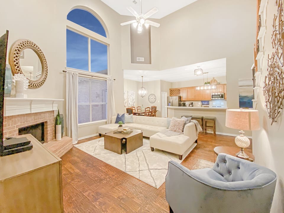 Open Floor plan- Main Living, Dining,and Kitchen areas
