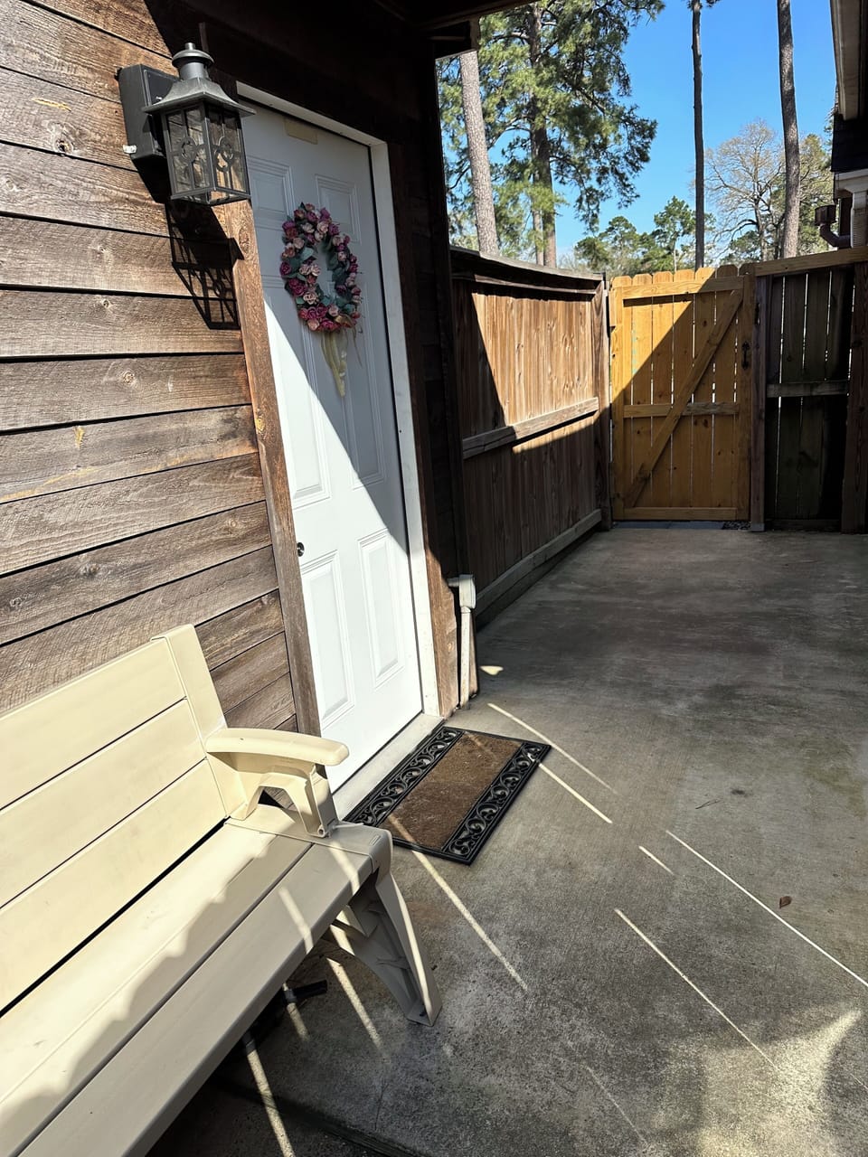 Private patio