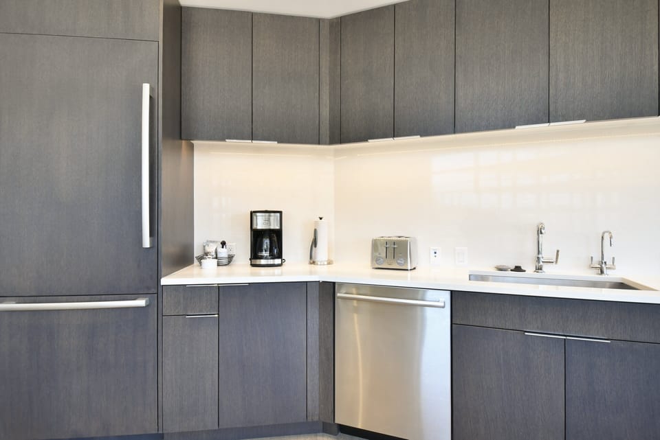 Room, Indoors, Kitchen, Furniture, Sink Faucet