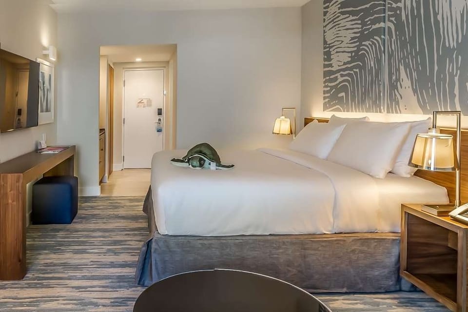 Sink into plush pillows and drift off in total comfort.