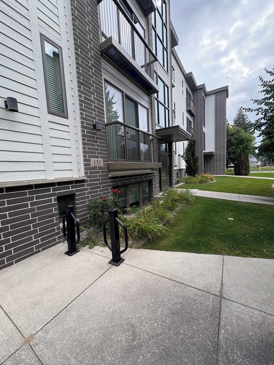 Entrance with Bike Racks