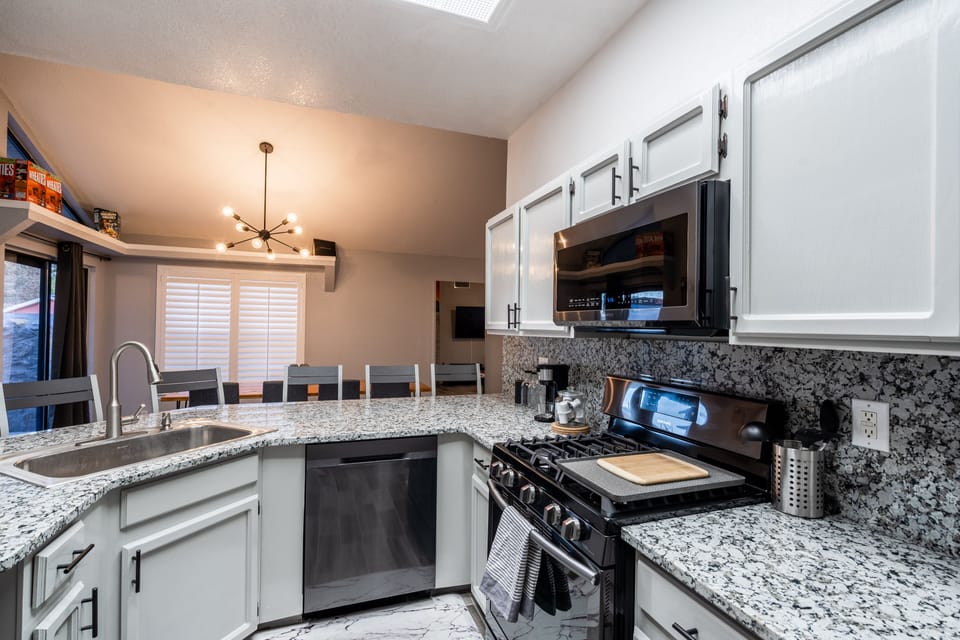 Kitchen view from appliances