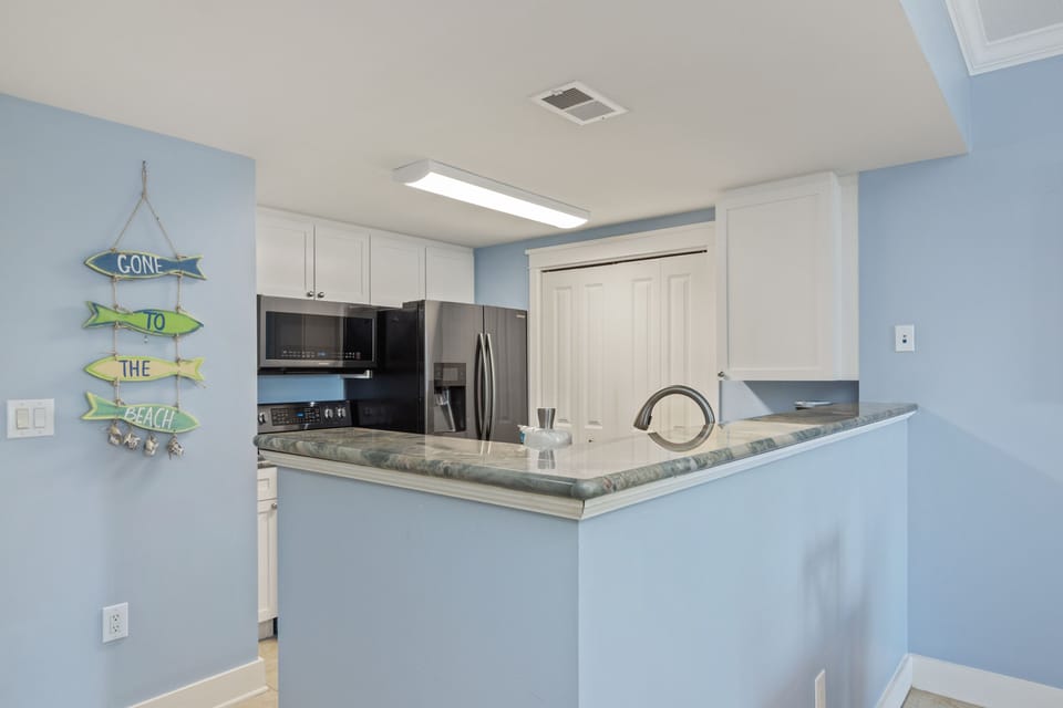 Kitchen with new LED light