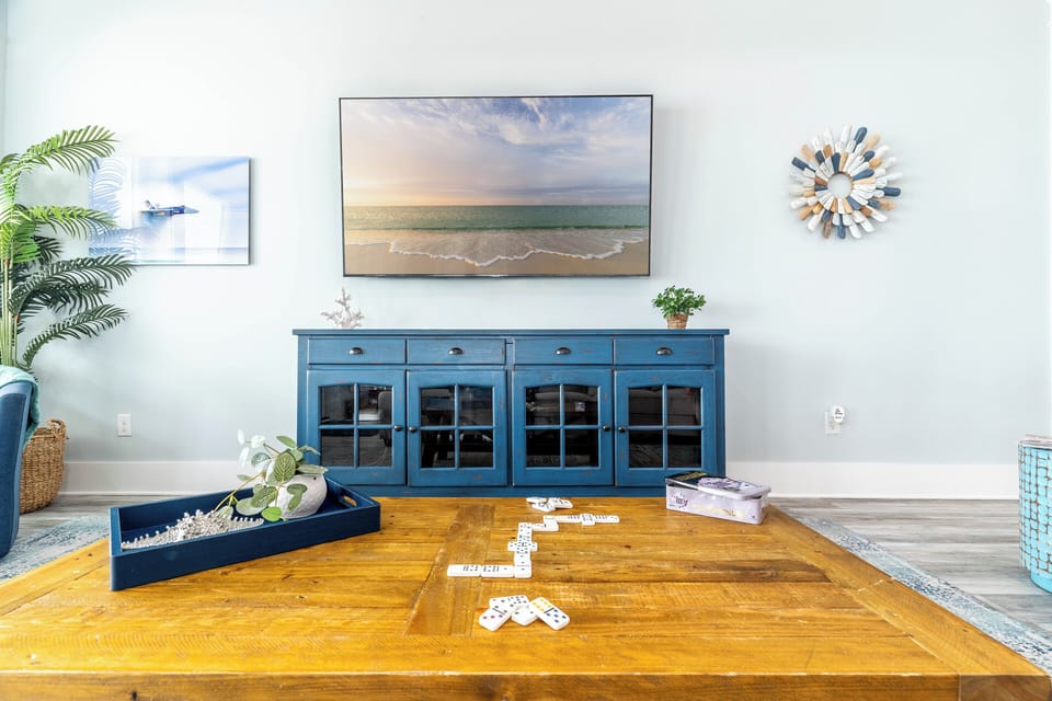 Living room area on second floor