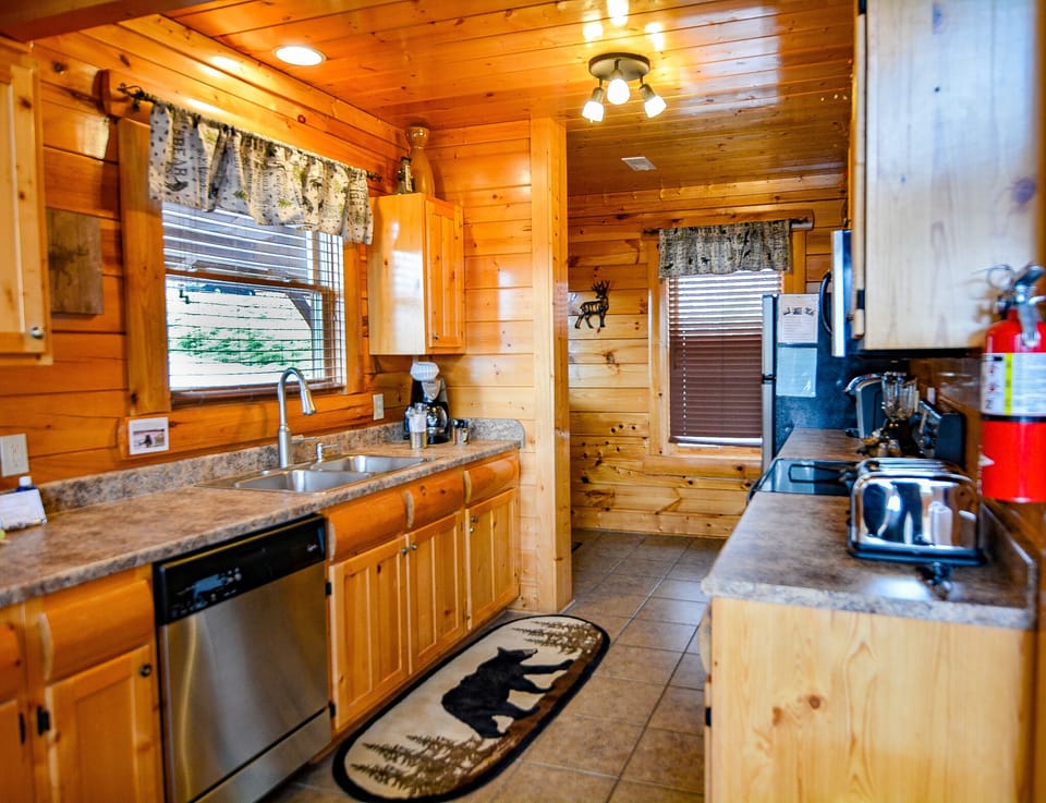 Open concept kitchen ready for cooking up your favorites 