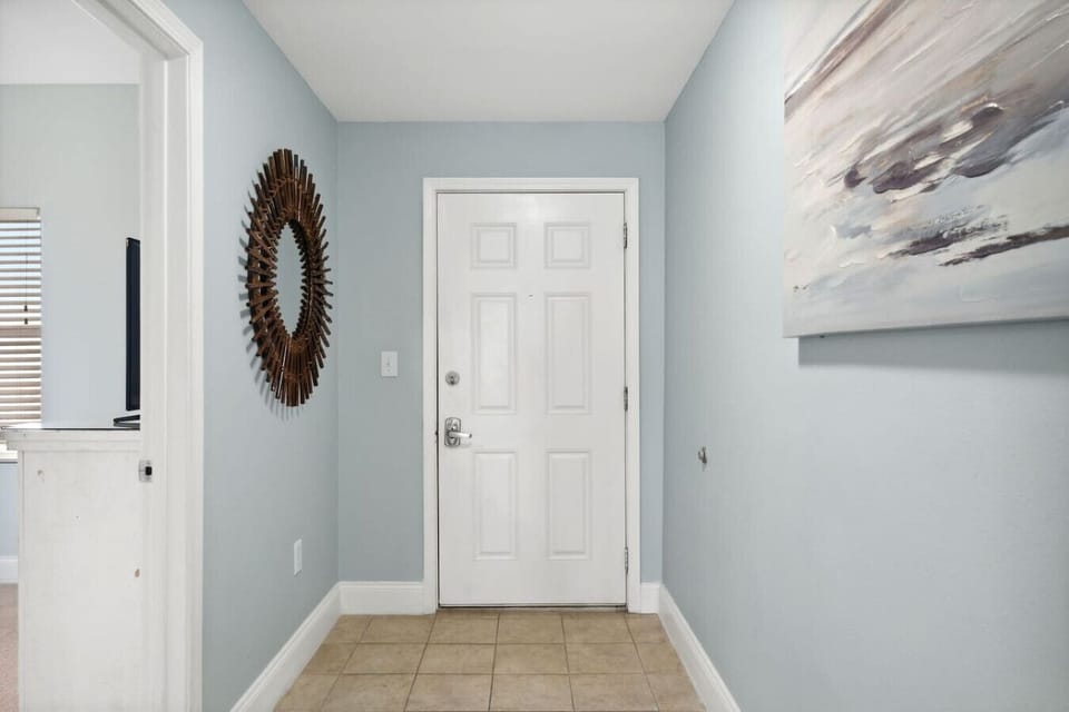 Entryway of condo