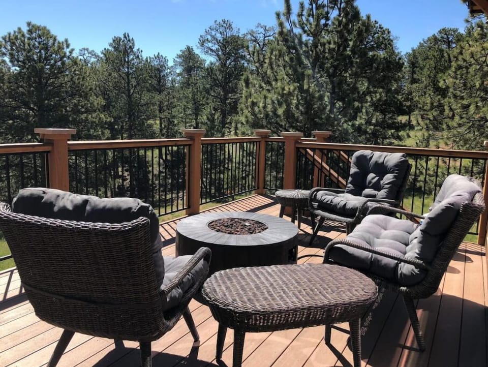 Back deck fire pit