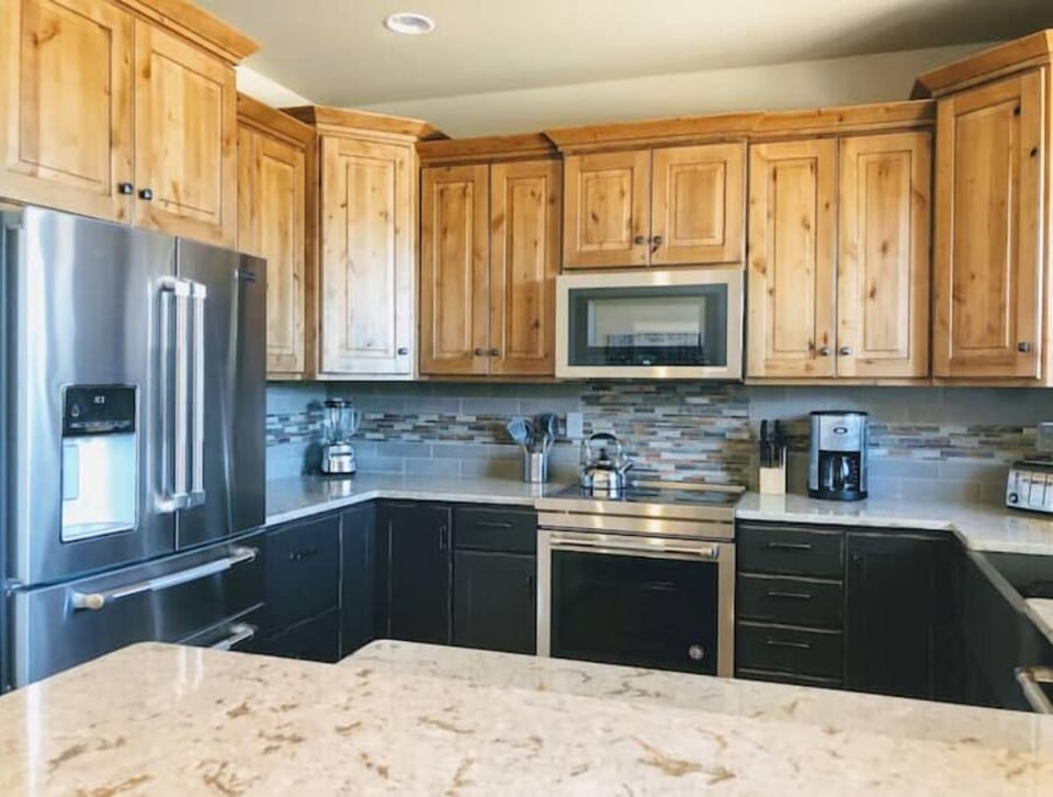 Beautiful kitchen with high end appliances