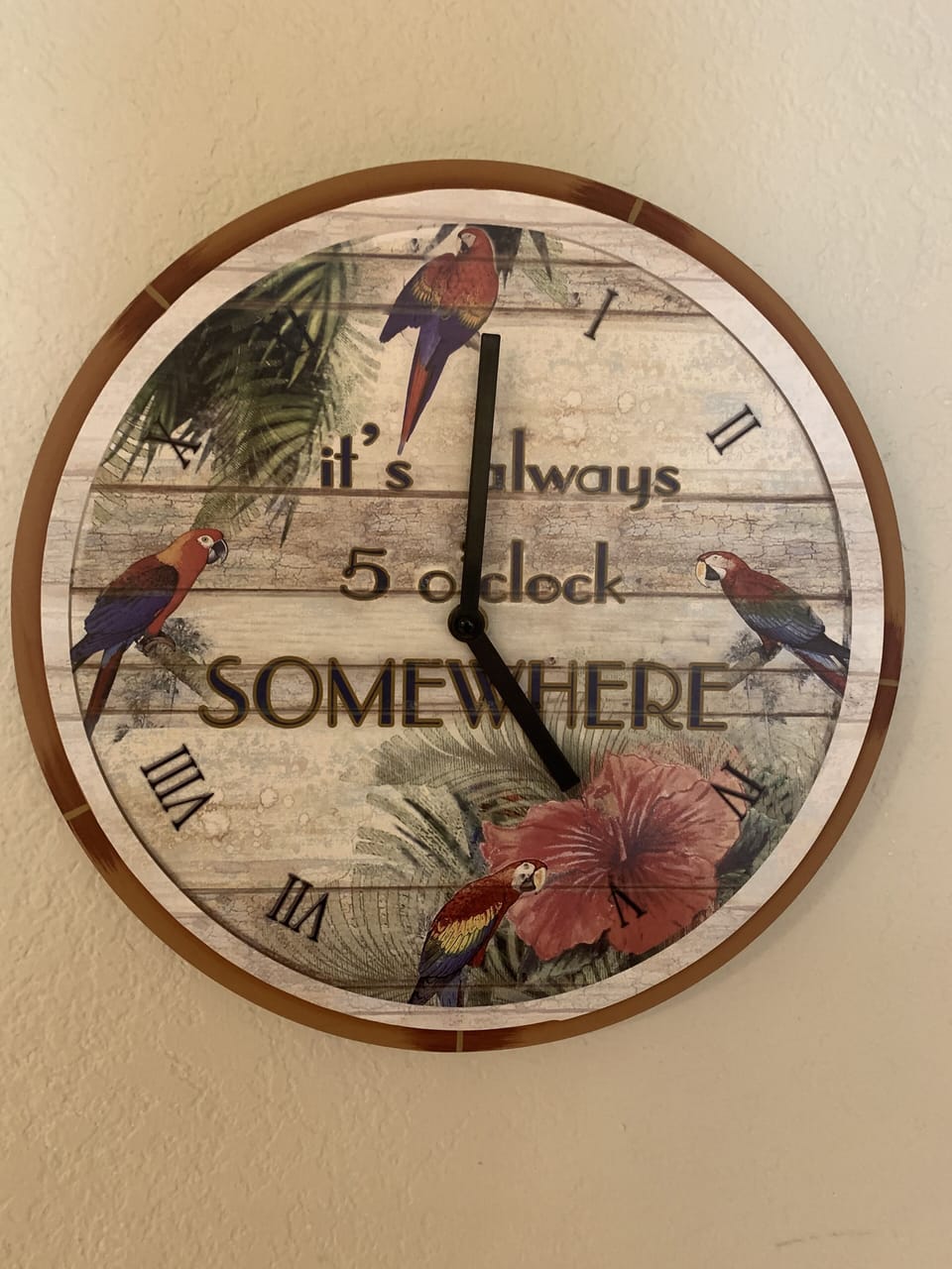 It's Five O'Clock Somewhere