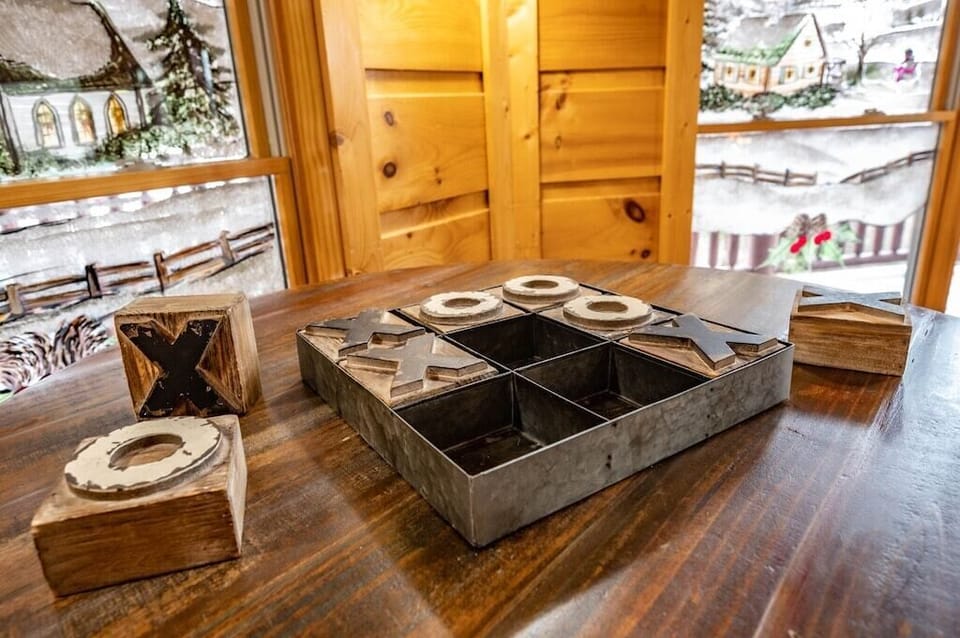 Tic tac toe. A fun, family-friendly game feature that adds a playful touch to your stay.