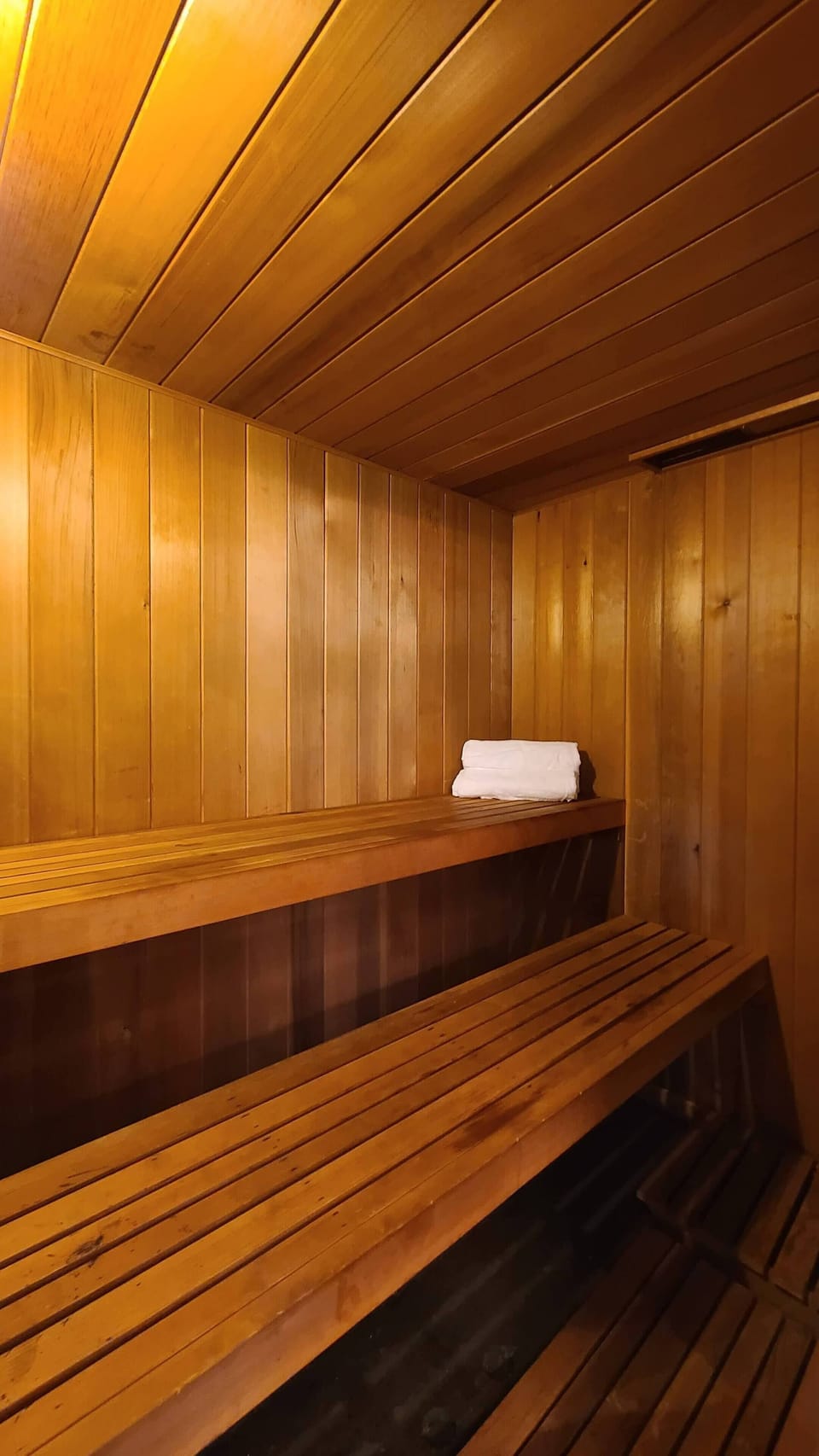 Sauna off main floor bathroom