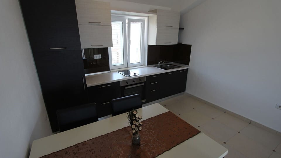 Living room and kitchen