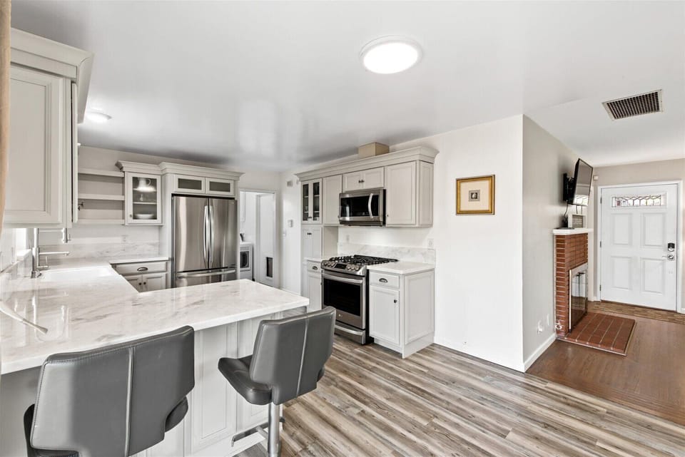 Overview of the Kitchen and door entrance
