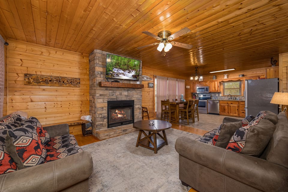 Spacious and comfortable open concept main level