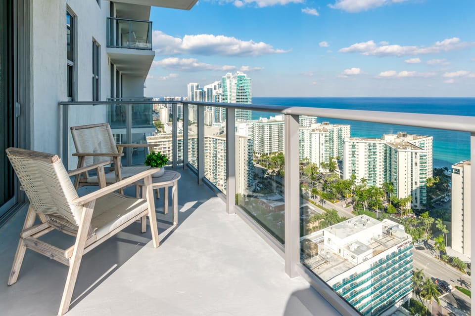Amazing views from the balcony!