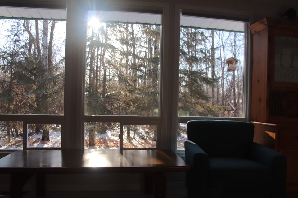 View from living room
