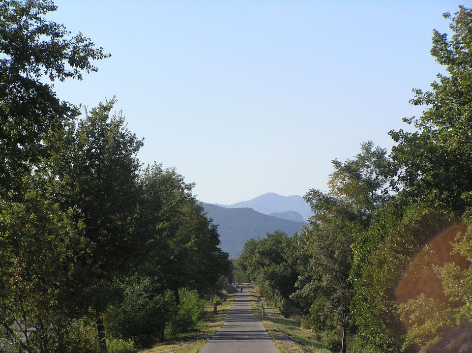 Great  walks directly from the property , this one follows the old railway.