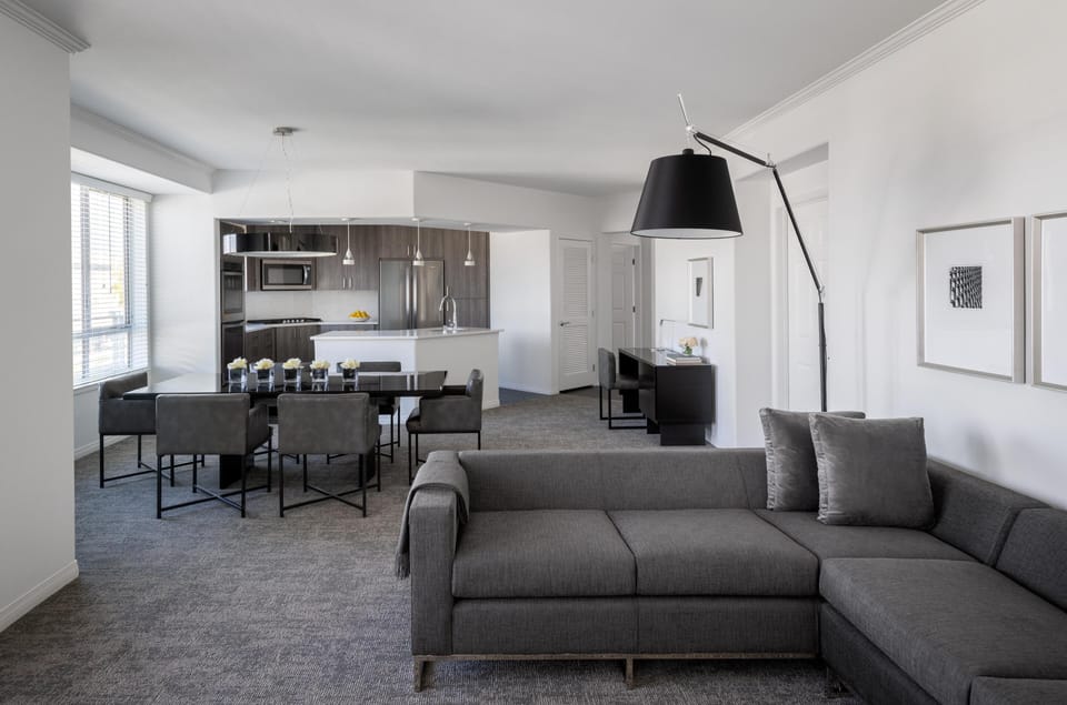 AKA Beverly Hills One Bedroom Premium Living Room (1)