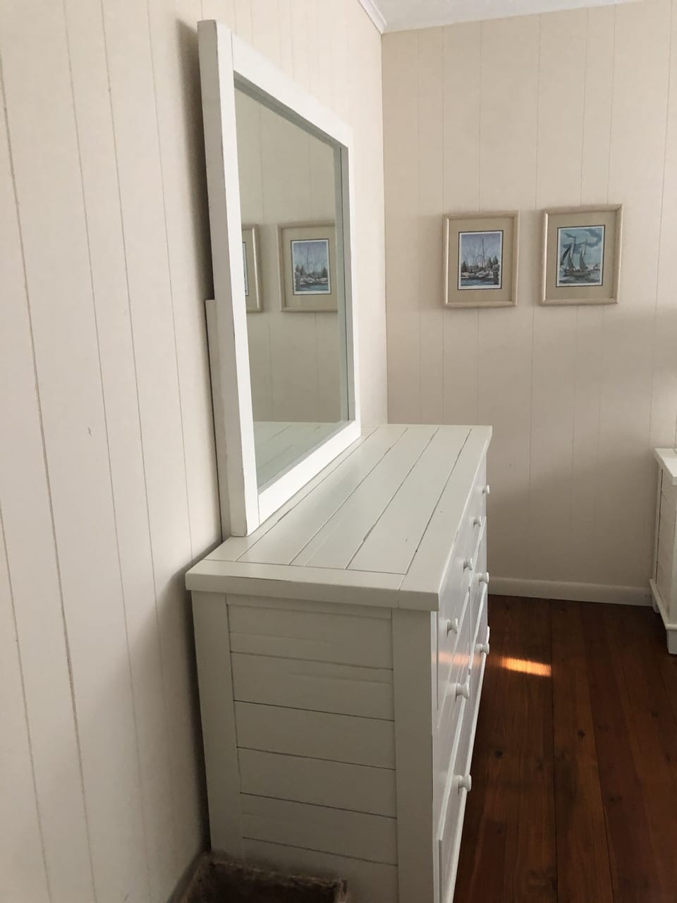 Bedroom 1- dresser and mirror