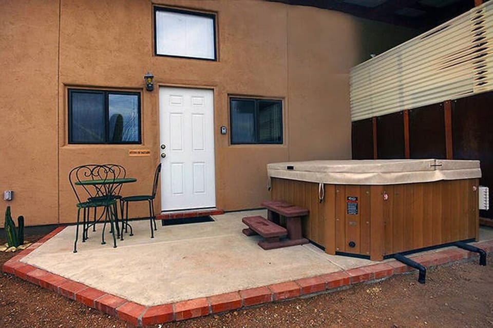 Hot Tub Patio & Entrance