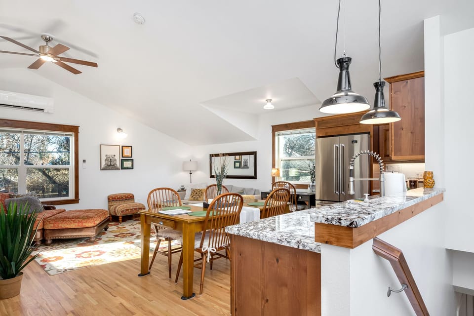The Bear's Den | Inviting Living and Dining Area