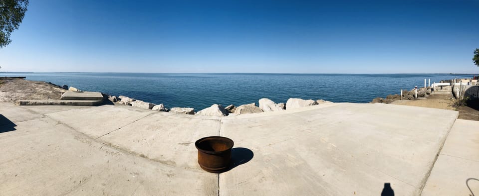 Picture perfect sunrise AND sunset views over the water!