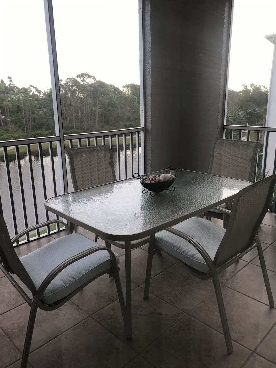 Newly painted lanai
