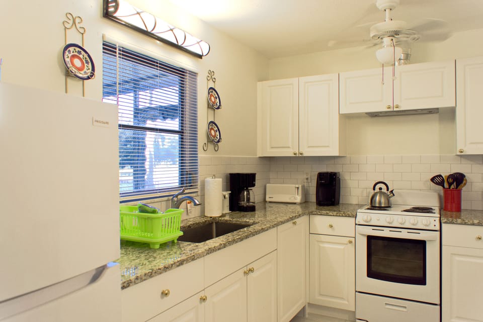 Kitchen view with window