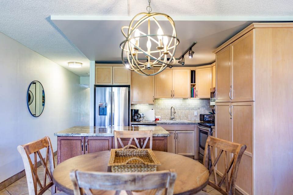 Choose to cook gourmet meals, pick up takeout or mix your own drinks.