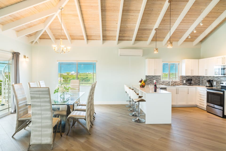 dining room and kitchen