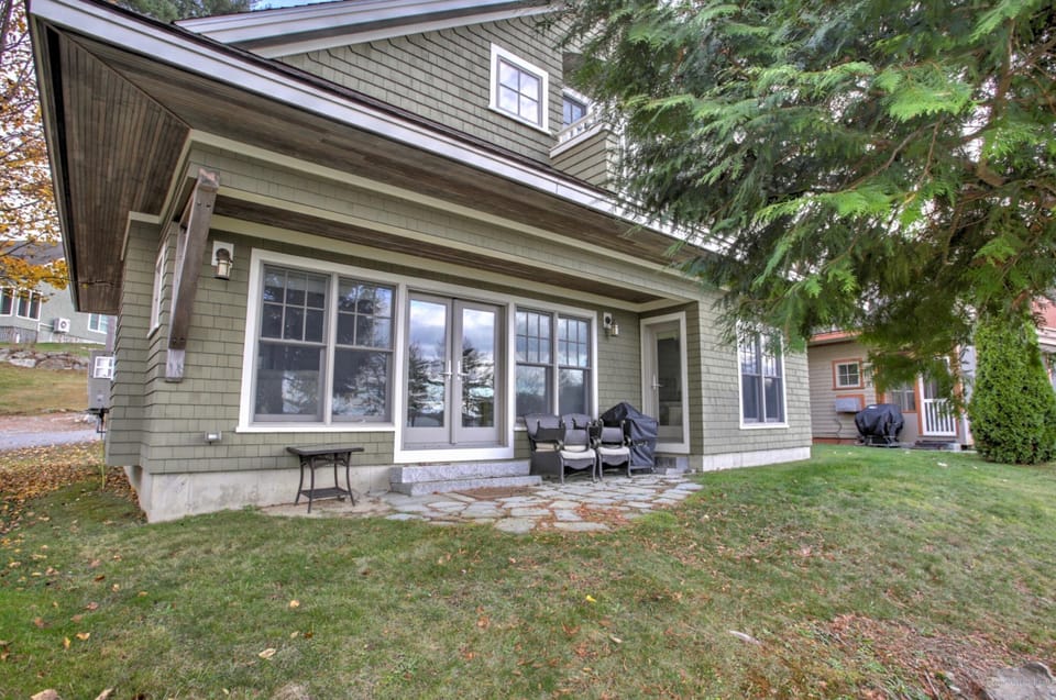 Rear of house patio. 