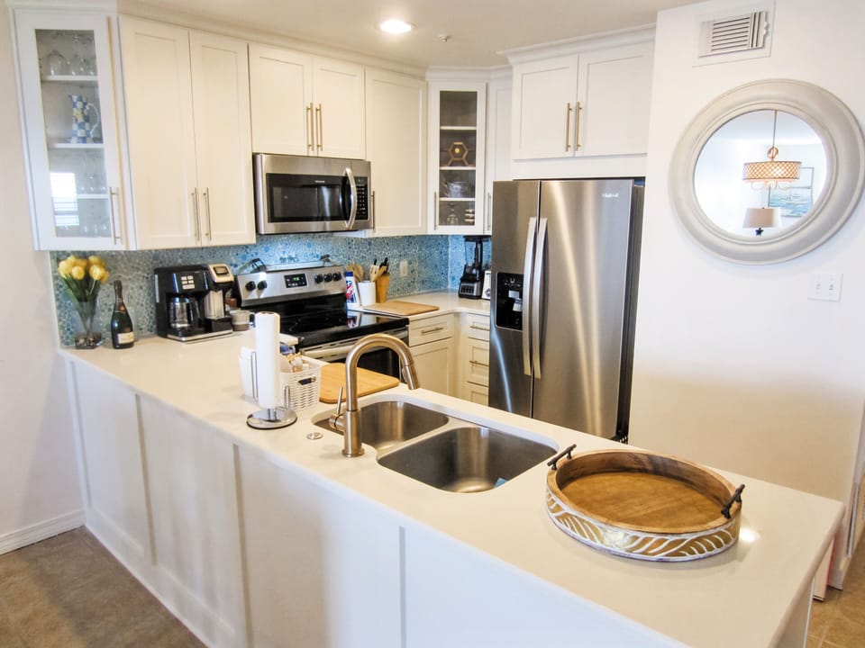 BEAUTIFUL new kitchen equipped with everything you need to cook meals with