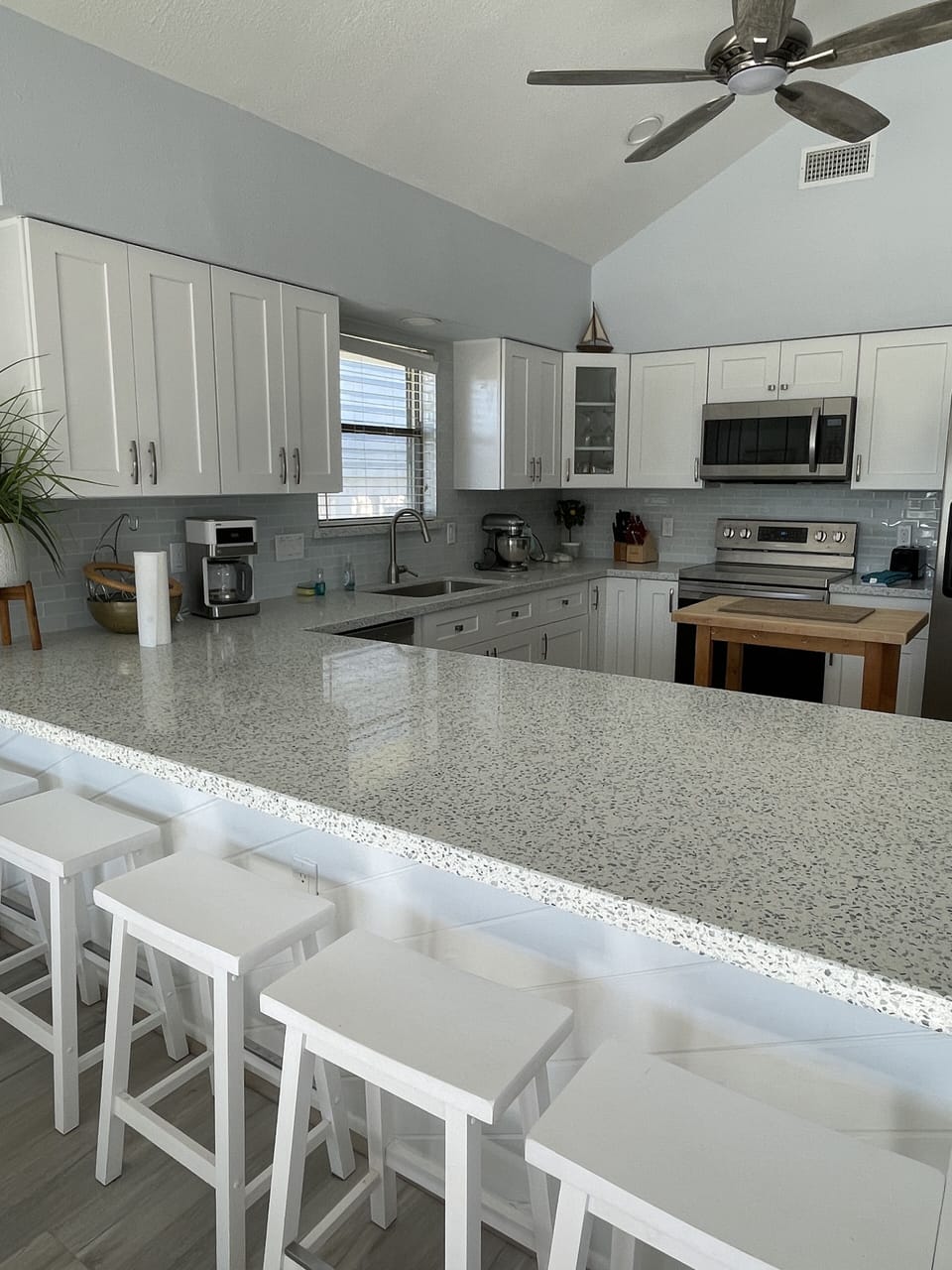 Fully stocked kitchen
