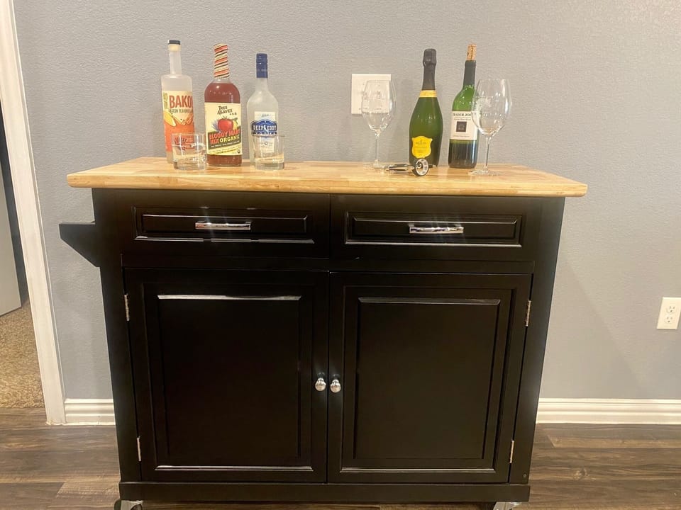Enjoy an adult beverage in the bar area! (Beverages not included.)