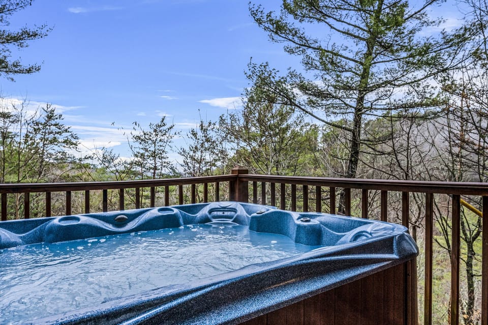 View from our Hot Tub located on bottom deck