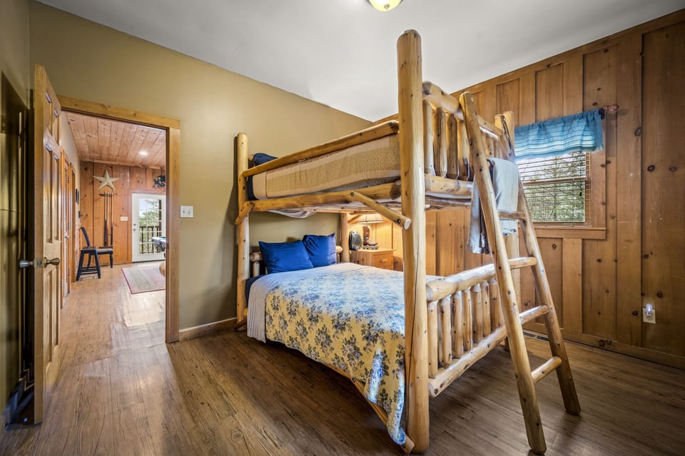 Lower level queen over queen bunk beds bedroom 5