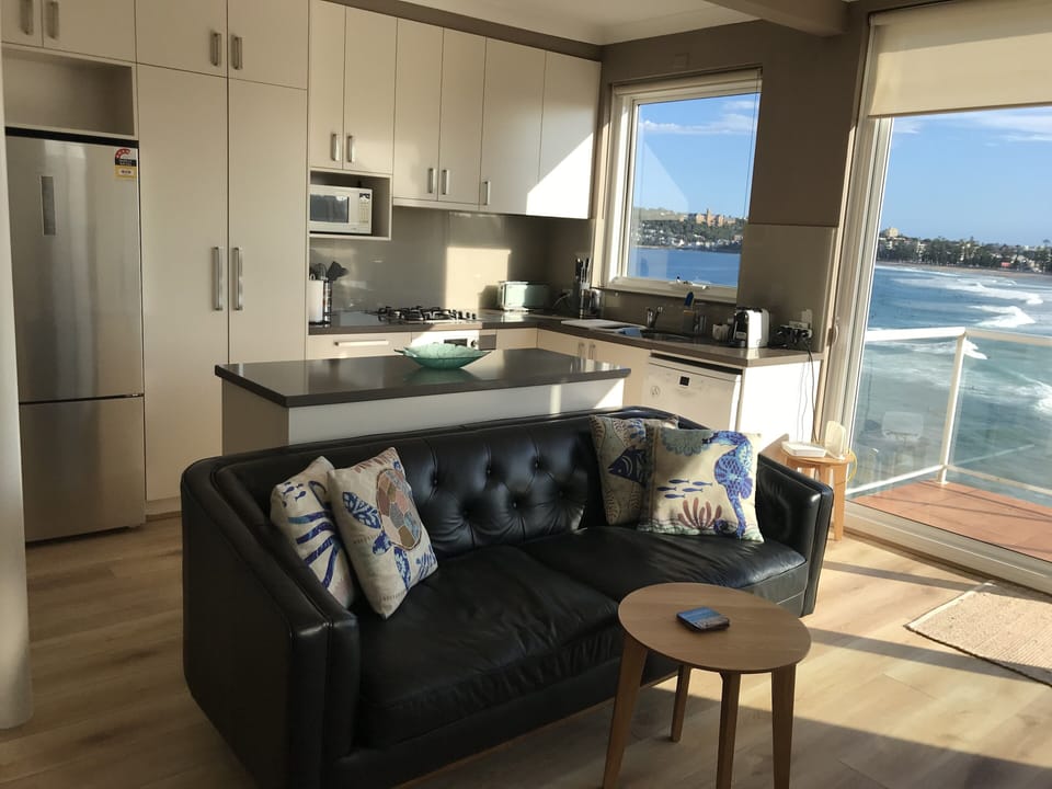 Open space kitchen and living area