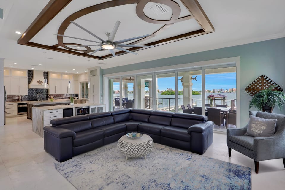 Family Room And Kitchen