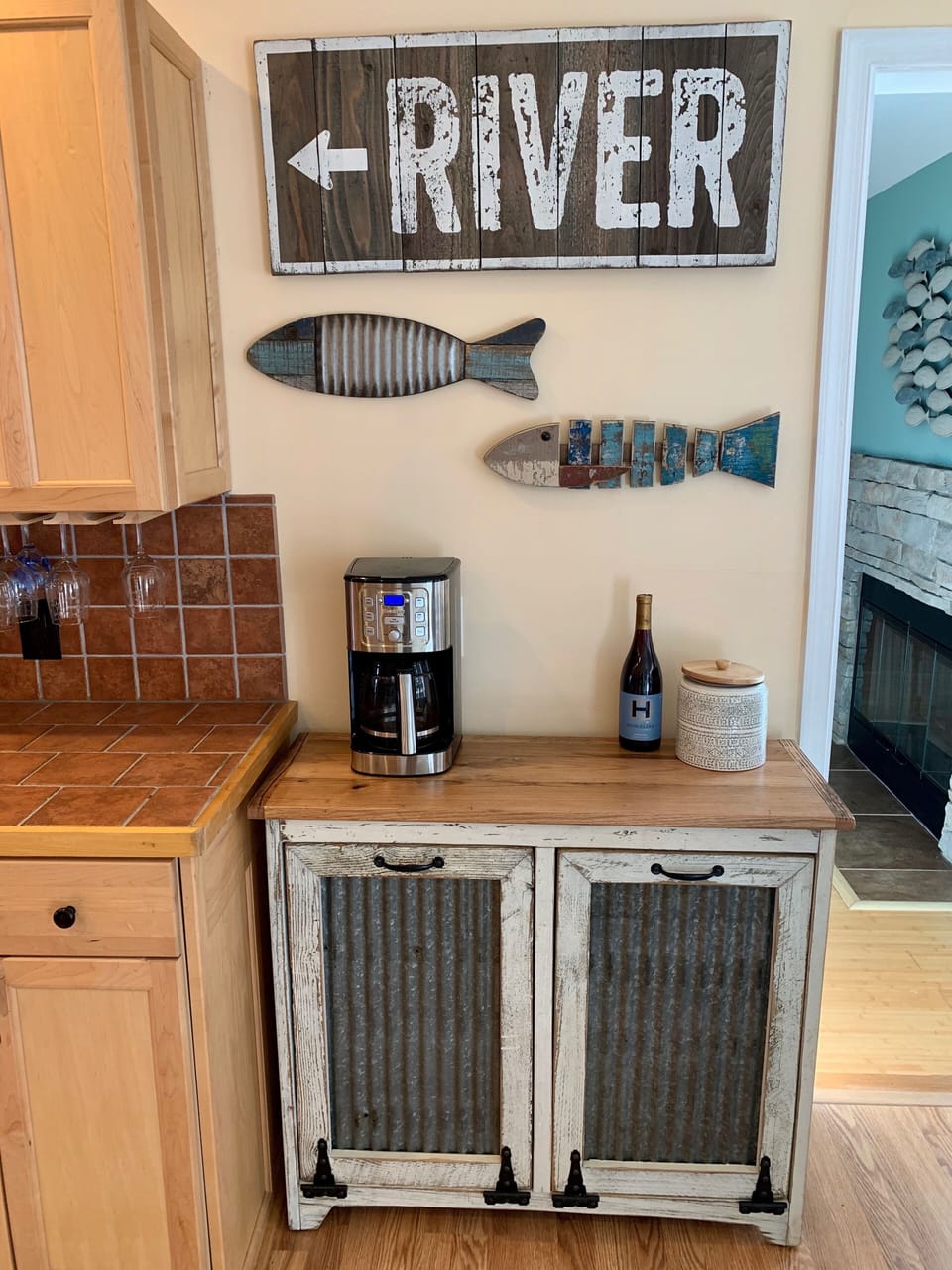 In case you're confused (the cabinet is our trash can, by the way:)