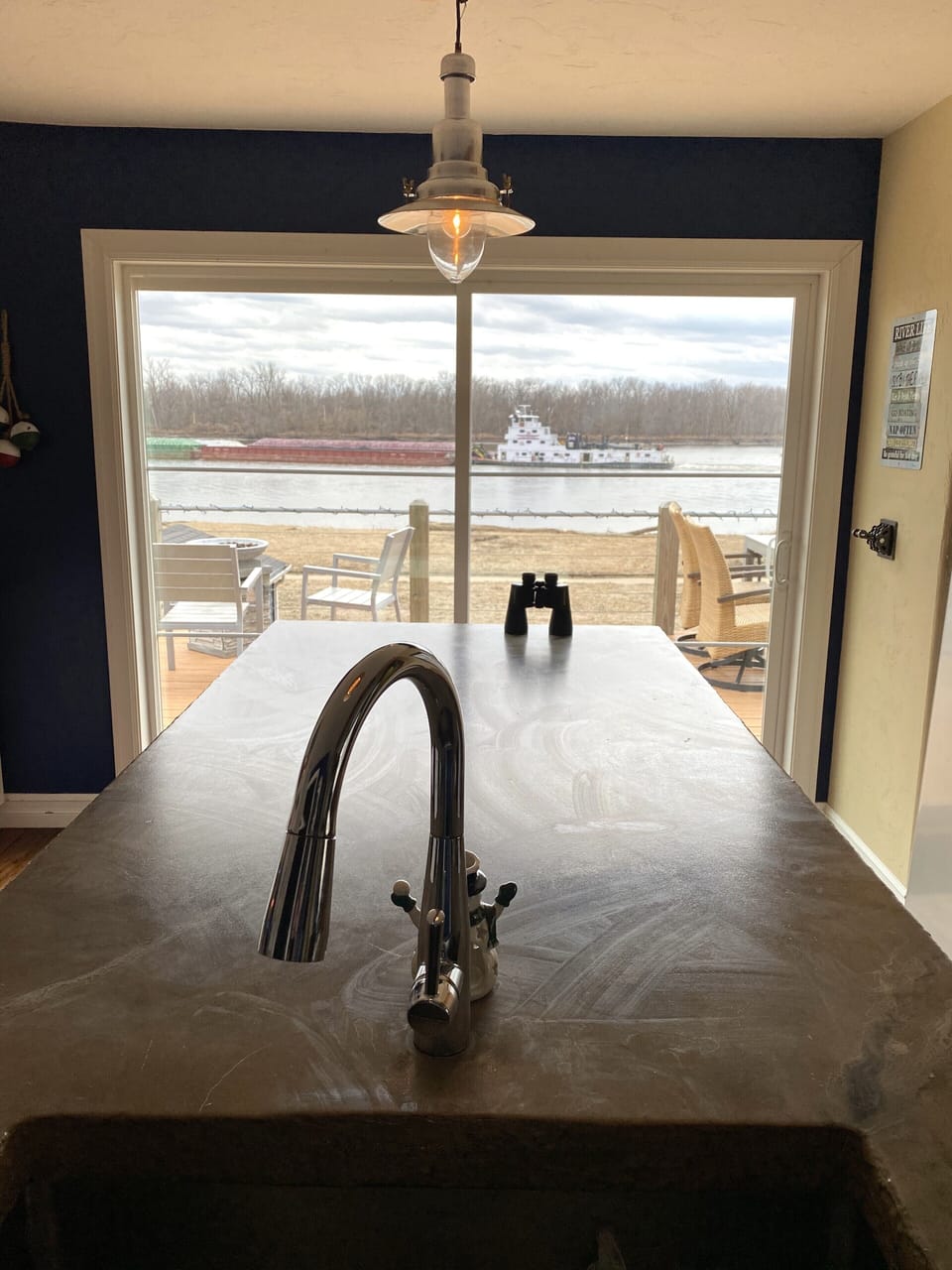 View from kitchen sink 