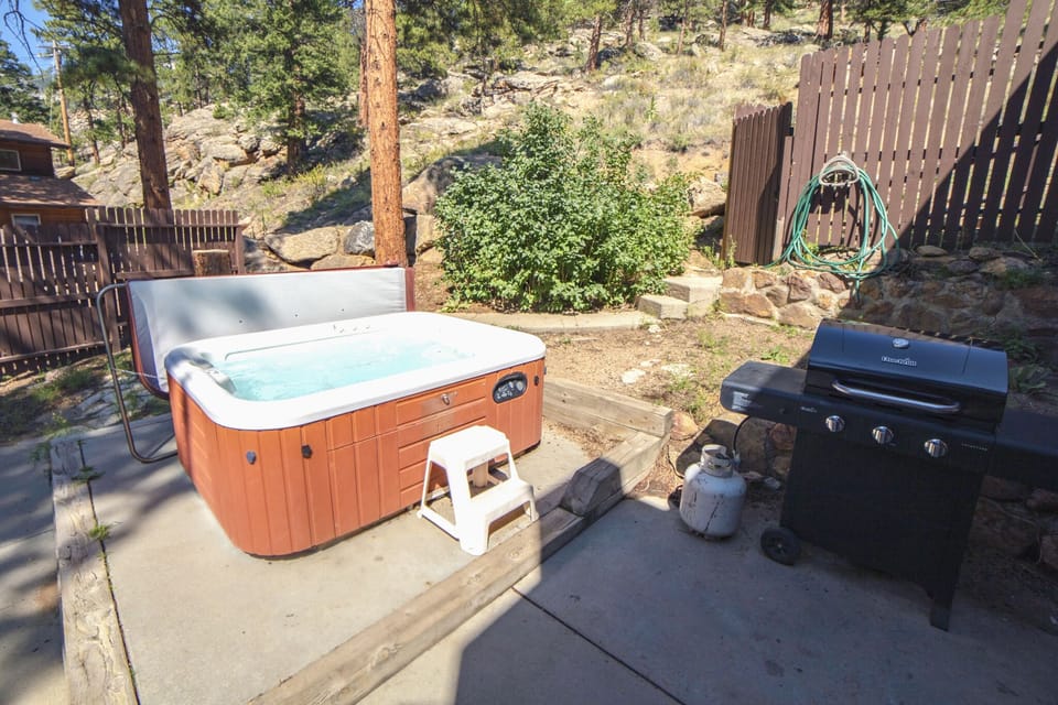 Personal Hot Tub and Propane BBQ Grill