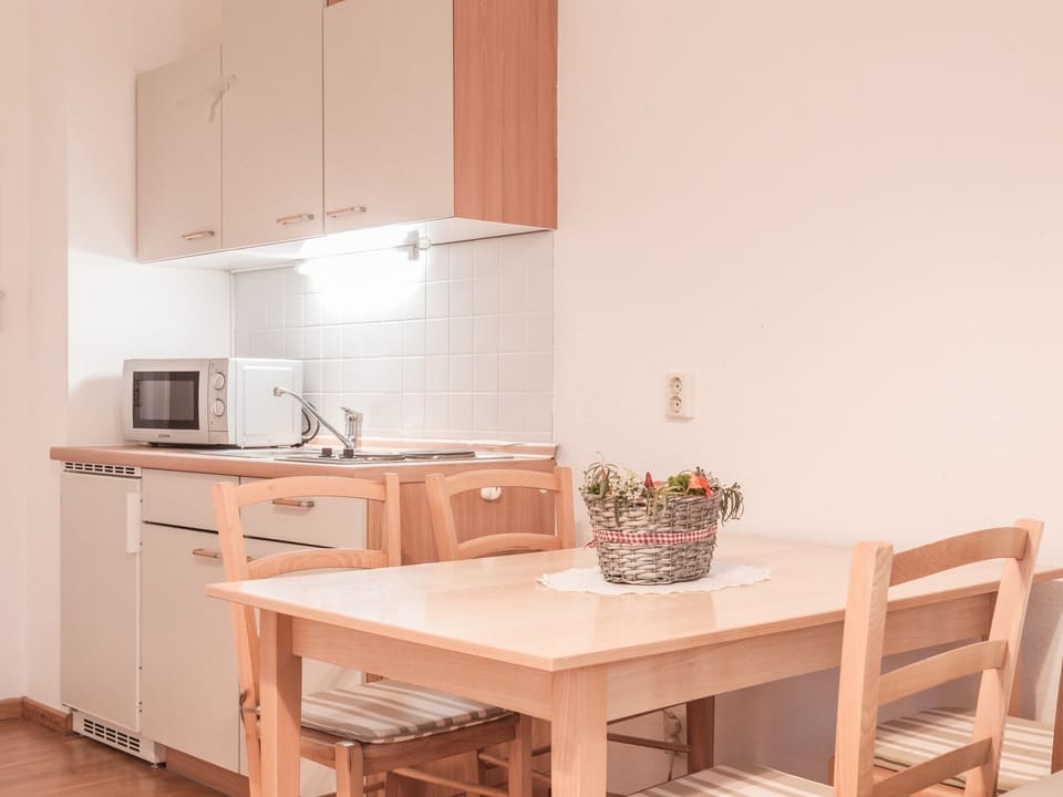 kitchen with dining table
