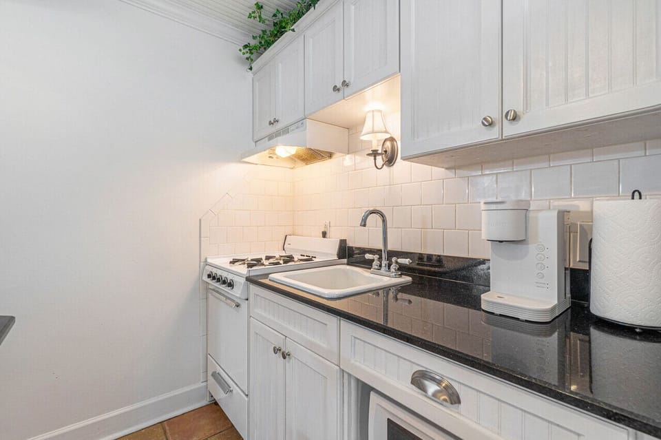 Counter space with coffee maker