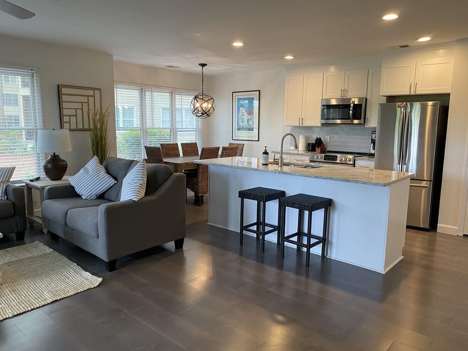 Kitchen and dining area