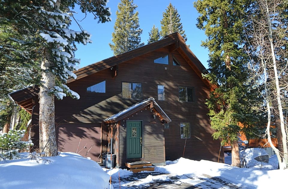Front of Cabin after First Snow!